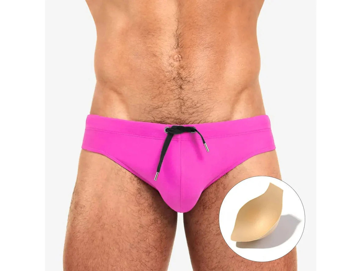 Gay Swim Briefs | UXH Pure Color Swim Briefs
