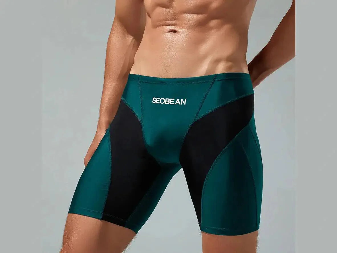 Gay Swim Jammers | SEOBEAN Color Block Swim Jammers