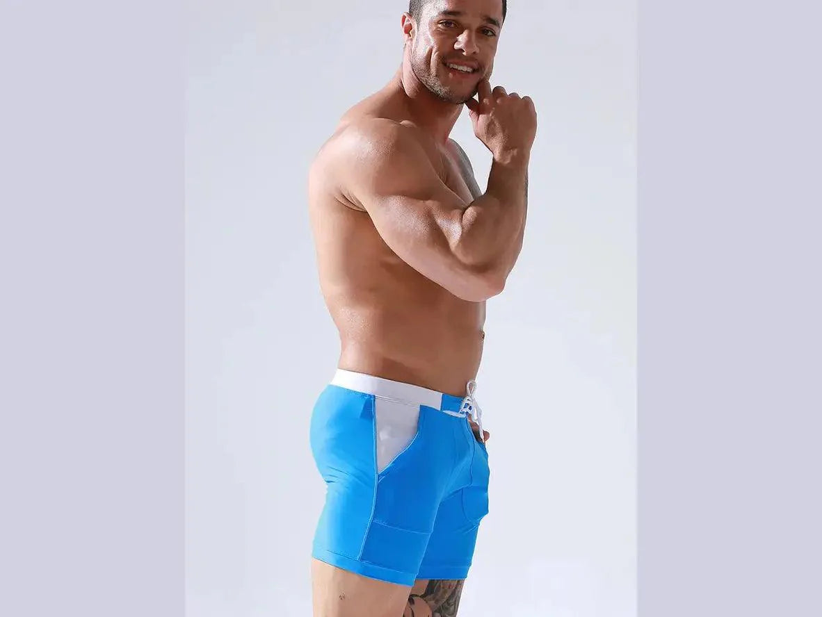 Gay Swim Shorts | HEAVYWOOD Swimwear Pocket Beach Shorts