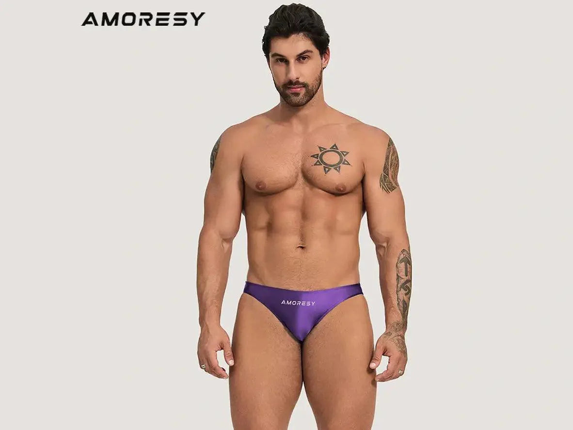 Gay Swim Thongs | AMORESY Swimwear Oceanus Series Swim Thongs