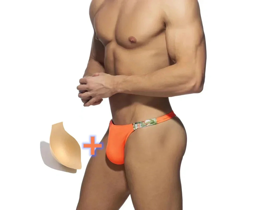 Gay Swim Thongs | DESMIIT Color Block Swim Thong