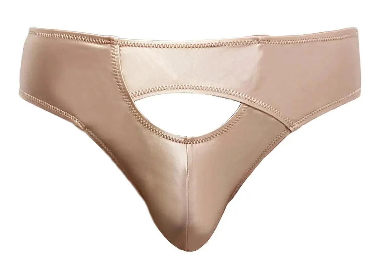Gay Swim Thongs | Glossy Open Crotch Sport Swim Thongs