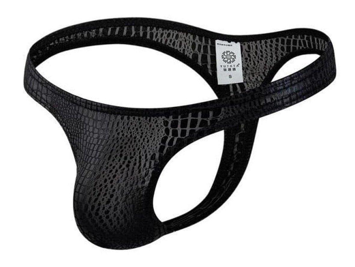 Gay Swim Thongs | Sexy Snakeskin Swim Thongs