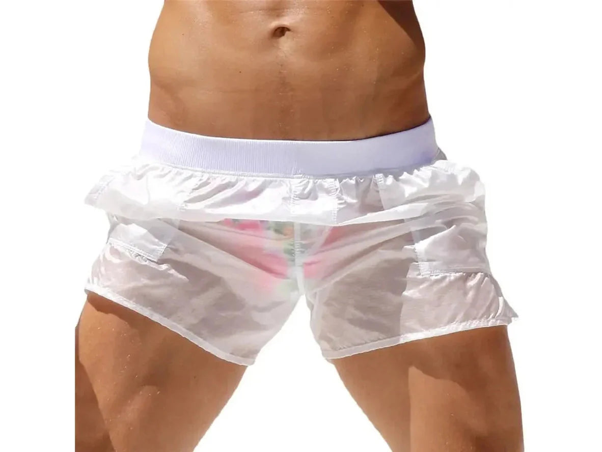 Gay Swim Trunks | Summer Sexy Transparent Swim Trunks