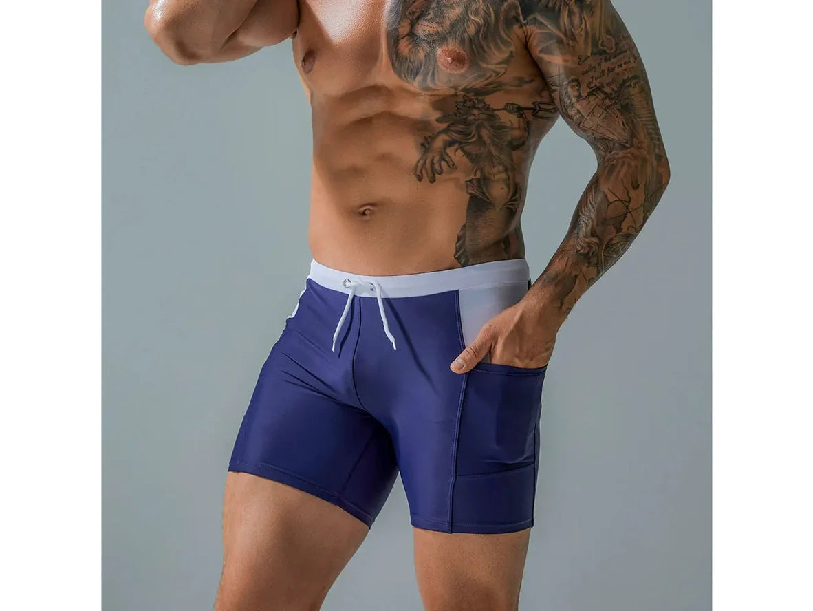 Gay Swim Trunks | Tight Stretchy Swim Trunks
