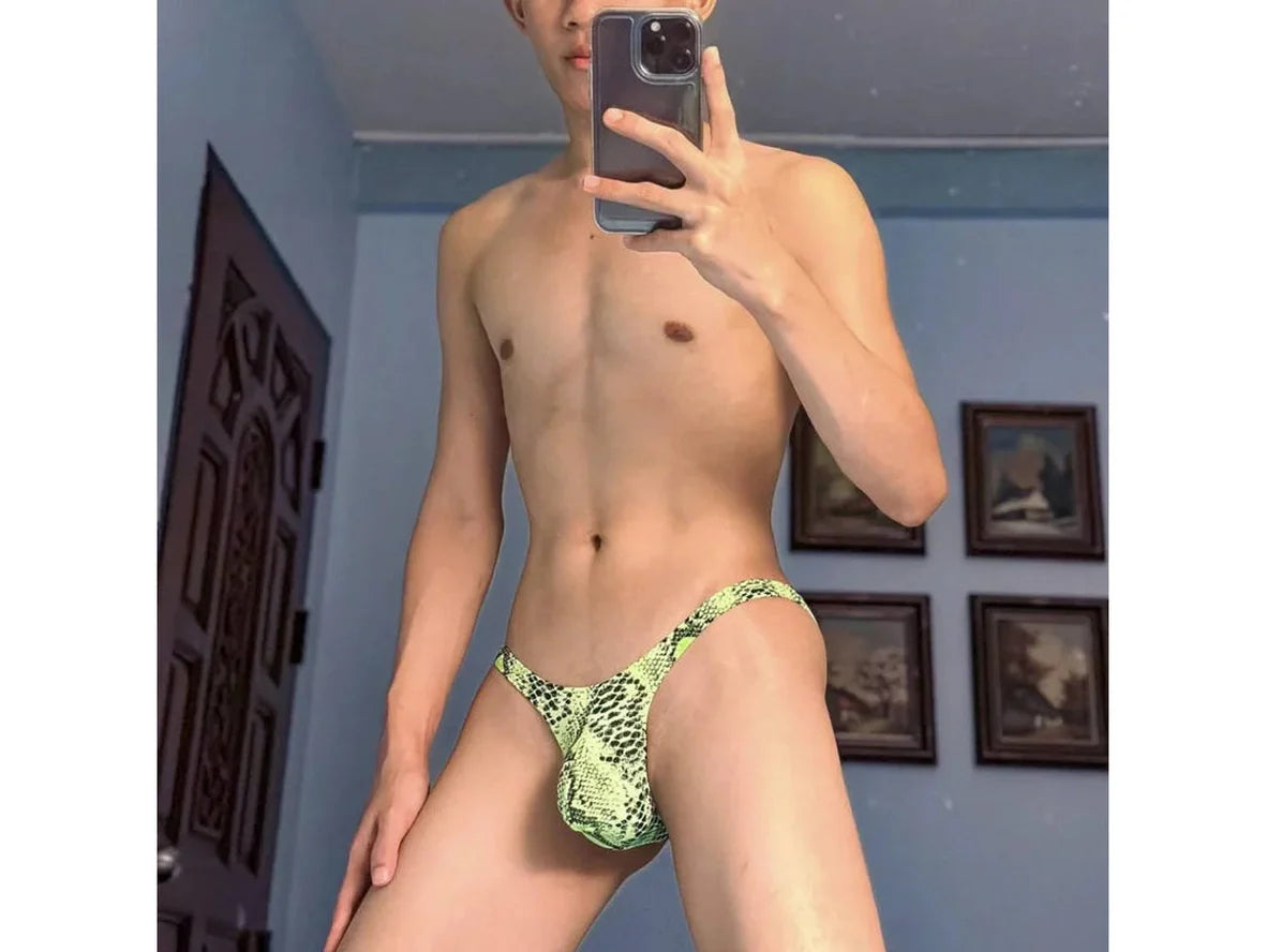 Gay Thongs | ADANNU Animal Print Thongs