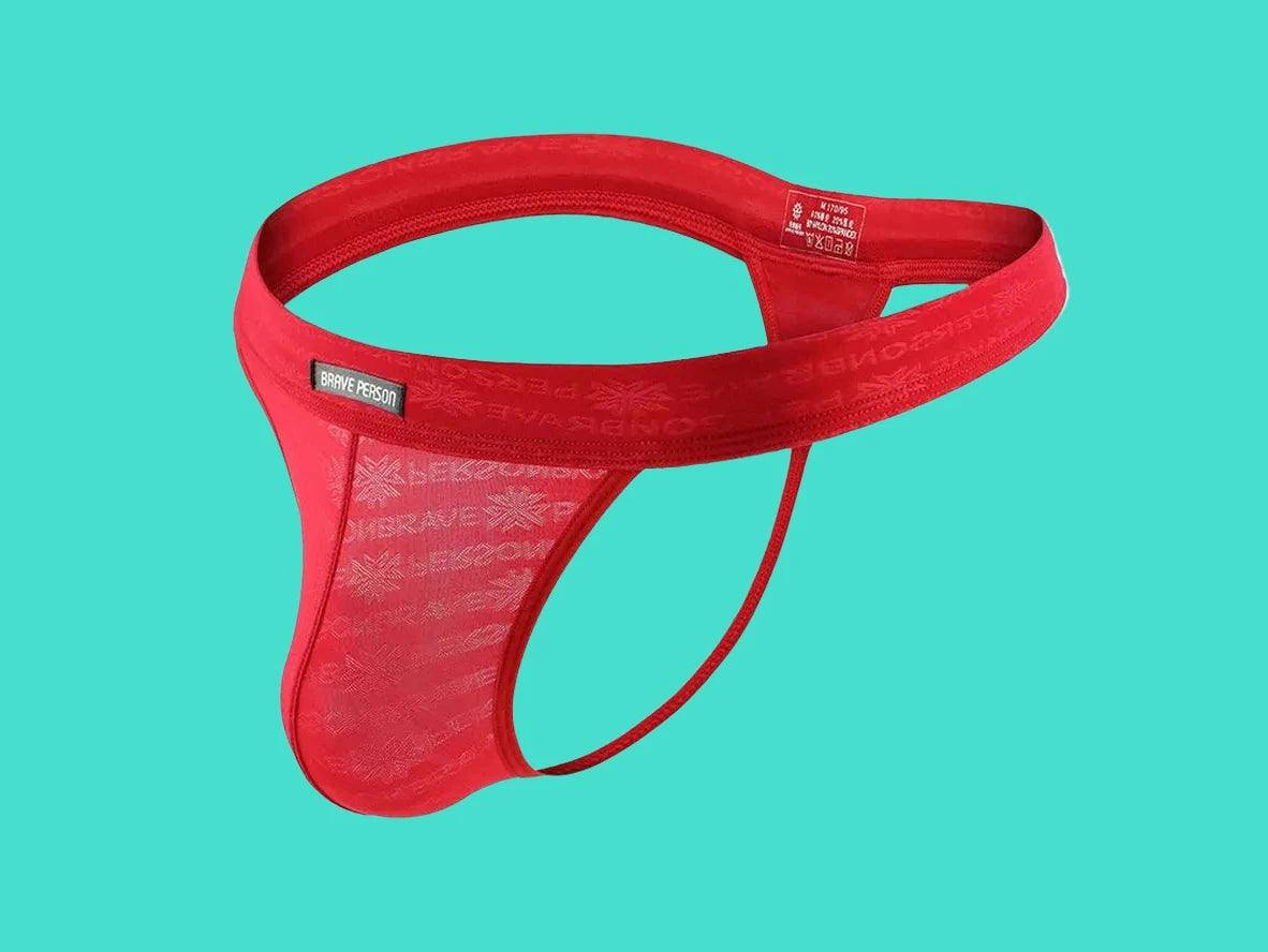 Gay Thongs | BRAVE PERSON Mesh Lace Thongs