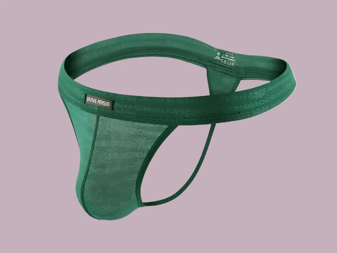 Gay Thongs | BRAVE PERSON Mesh Lace Thongs