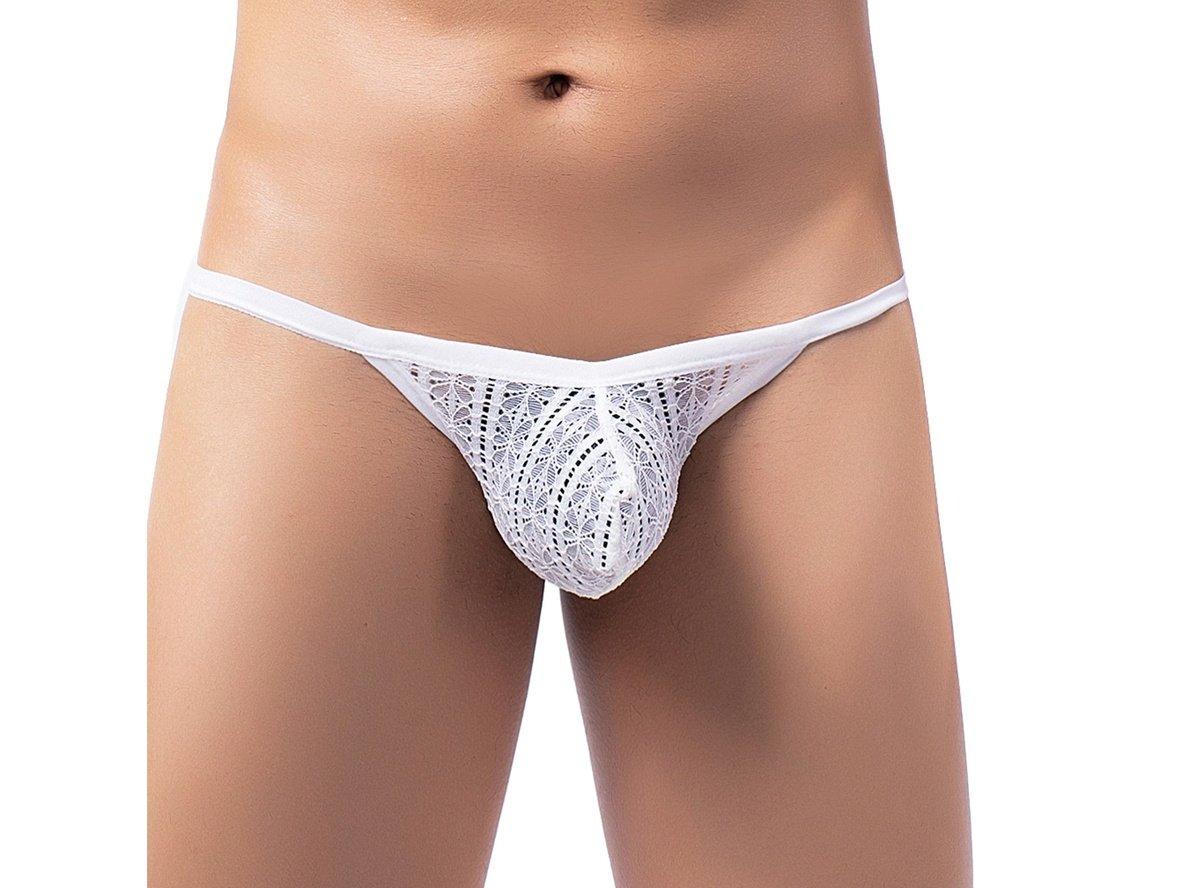 Gay Thongs | CLEVER-MENMODE Mini Lace See-Through Thongs
