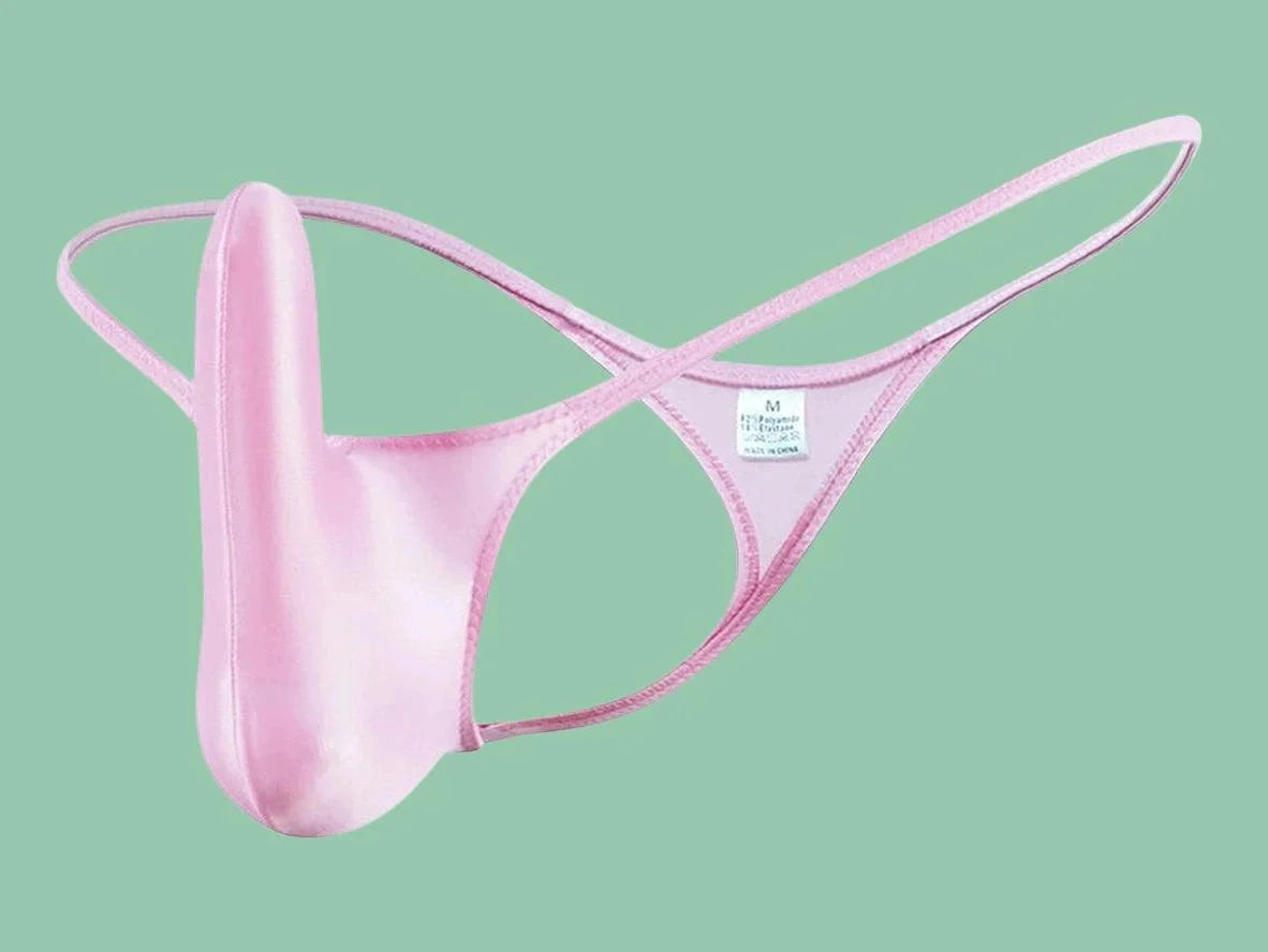 Gay Thongs | Glossy Silky Thongs