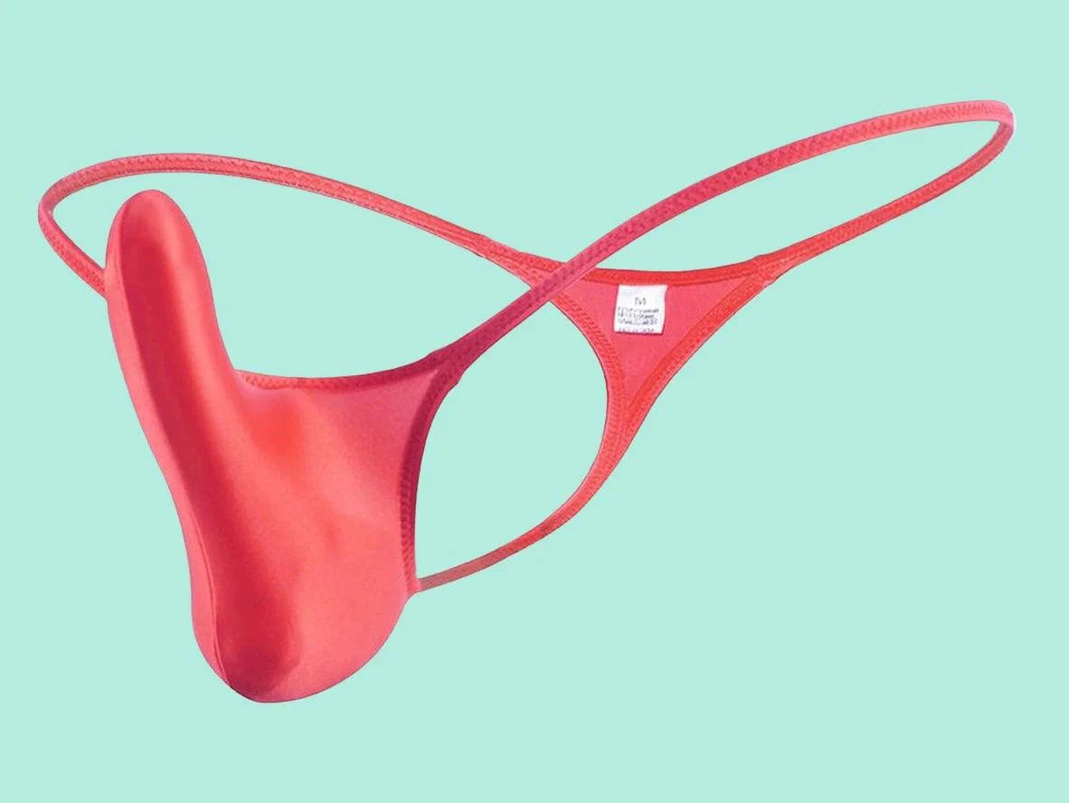 Gay Thongs | Glossy Silky Thongs