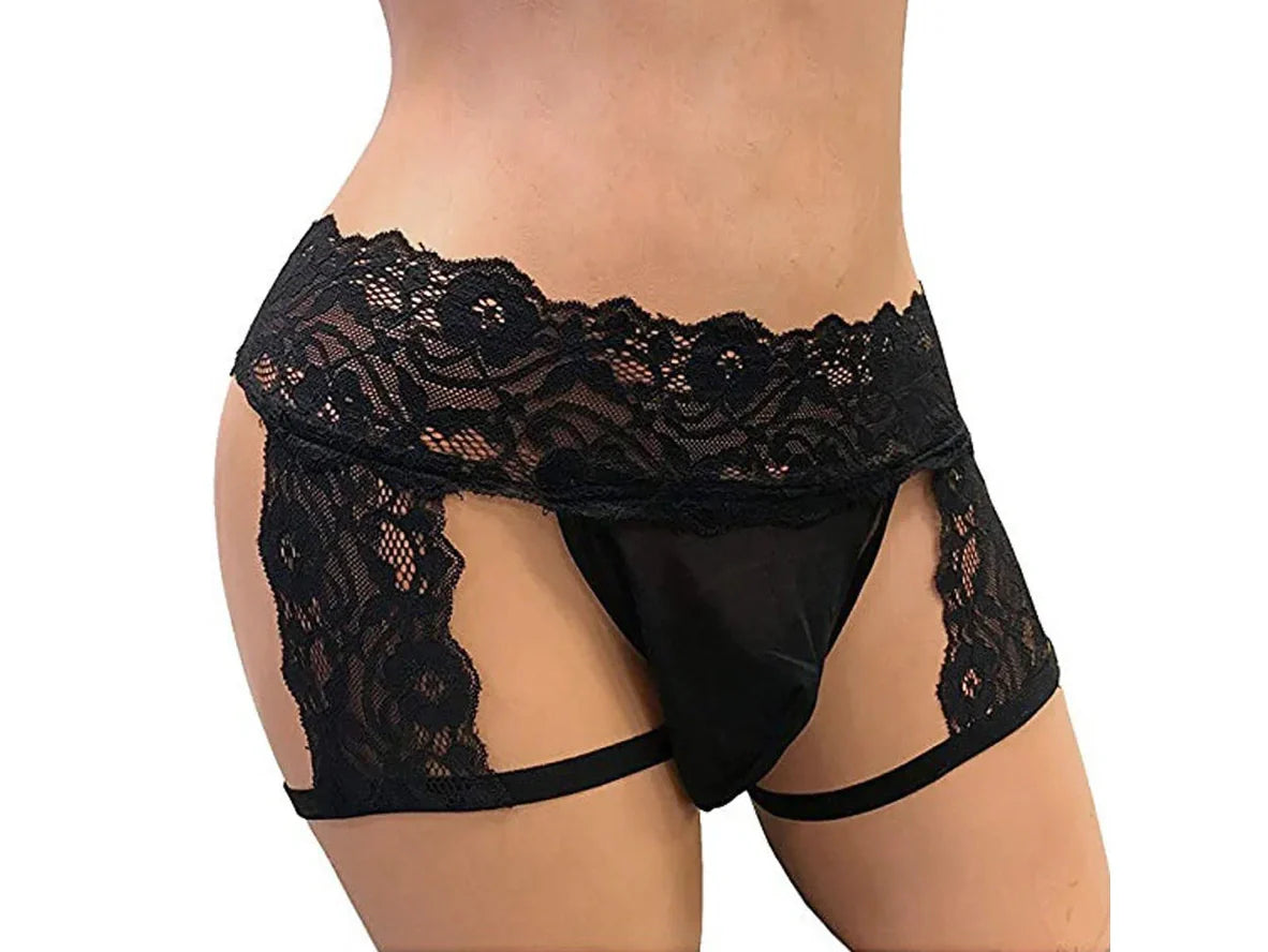 Gay Thongs | Lace Hollow Out Lingerie