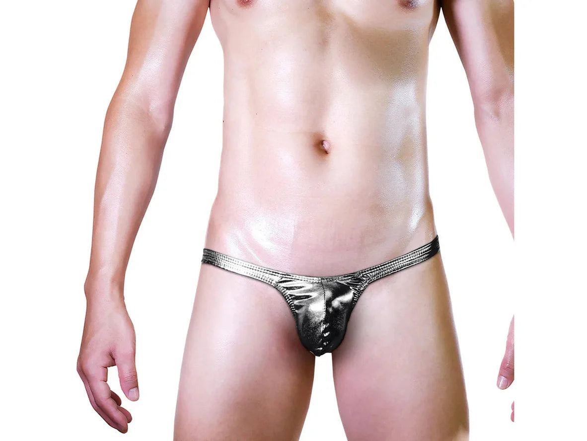 Gay Thongs | Shiny Low Rise T-Back Thongs
