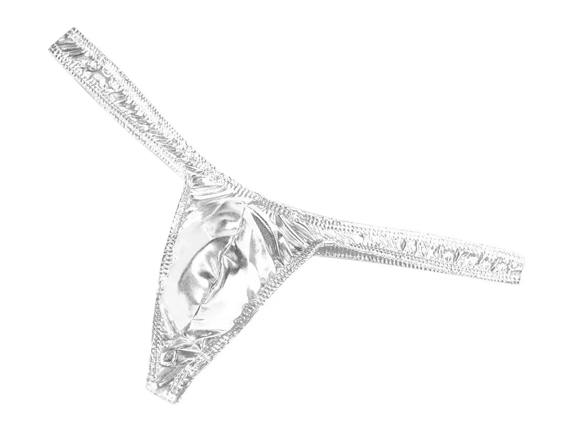 Gay Thongs | Shiny Low Rise T-Back Thongs