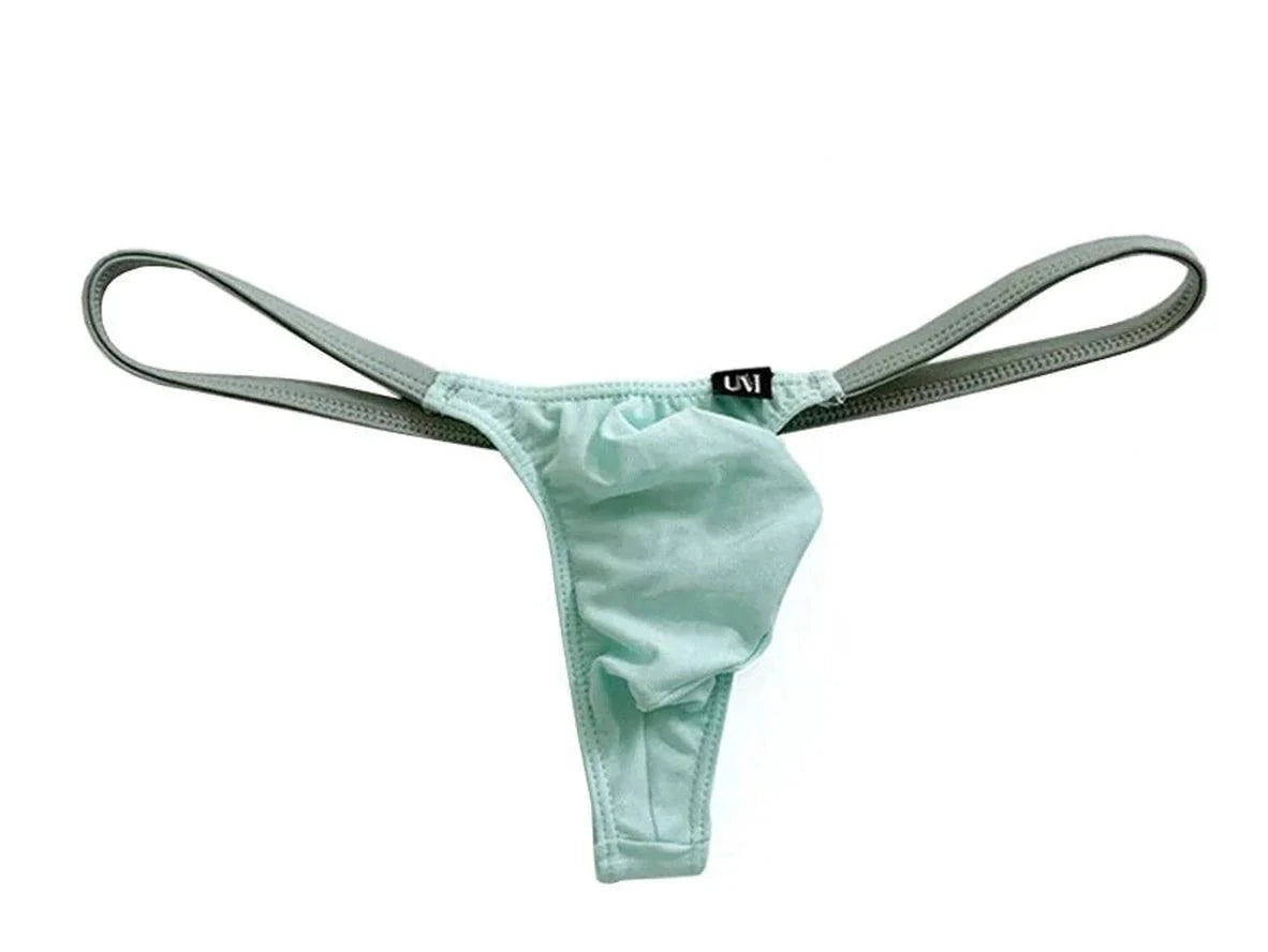 Gay Thongs | UNDER MOON Contrast Color Pouch Thongs