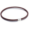 Leather Necklace Choker for Men Women Black Brown Rope Choker Necklaces Wholesale Dropshipping Jewelry  4/6/8mm DUNM09A