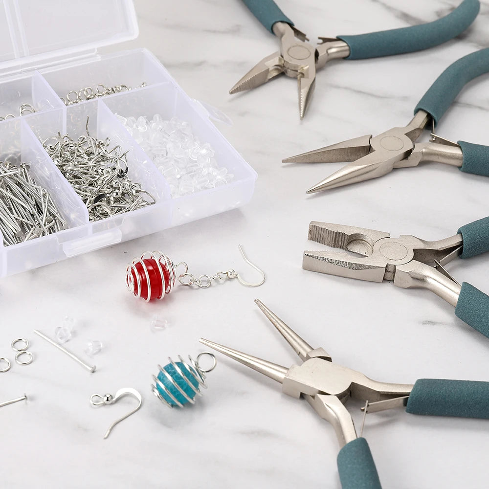 12 Style Exclusive Customization High Quality Stainless Steel End Cutting Wire Pliers Hand Tools DIY Jewelry Making Pliers Set