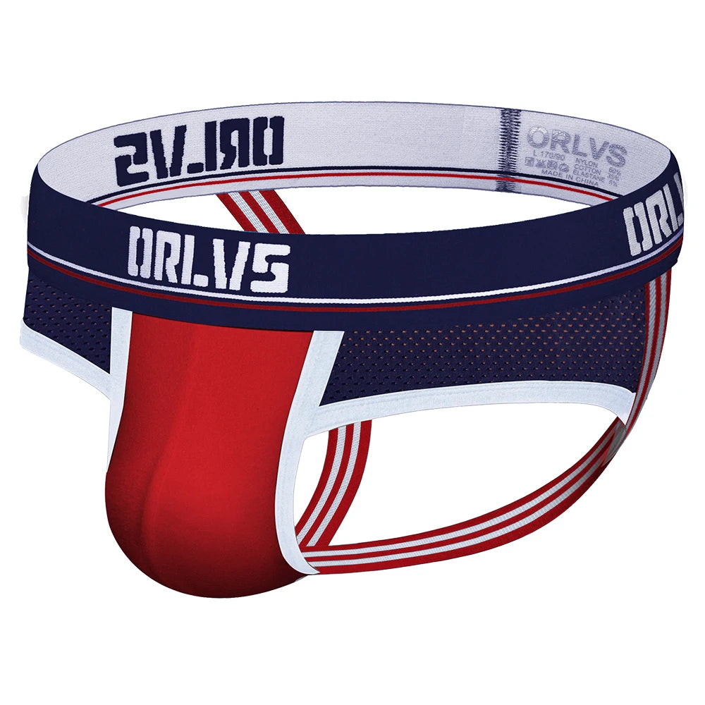 ORLVS Men's Underwear Men Sexy Briefs Jockstrap