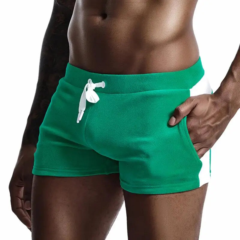 SEOBEAN Men's Pajamas Shorts Sleep Bottoms Boxer Shorts Homewear Underwear Mens Lounge Gym Fitness Shorts for Man