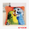 Flower Latch Hook Kit Cute Knooppakket Kussen Knopen Pillow Button Smyrna Knooppakket Needlework Button Packagek Linkhaak Kussen