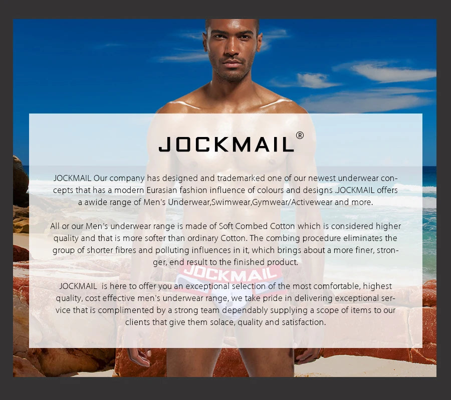 JOCKMAIL Men's Jockstrap Men Underwear