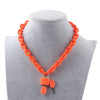FishSheep Rock Punk Acrylic Chain Lock Pendant Necklace For Women Men Chic Neon Chunky Long Chain Necklace 2020 Fashion Jewelry