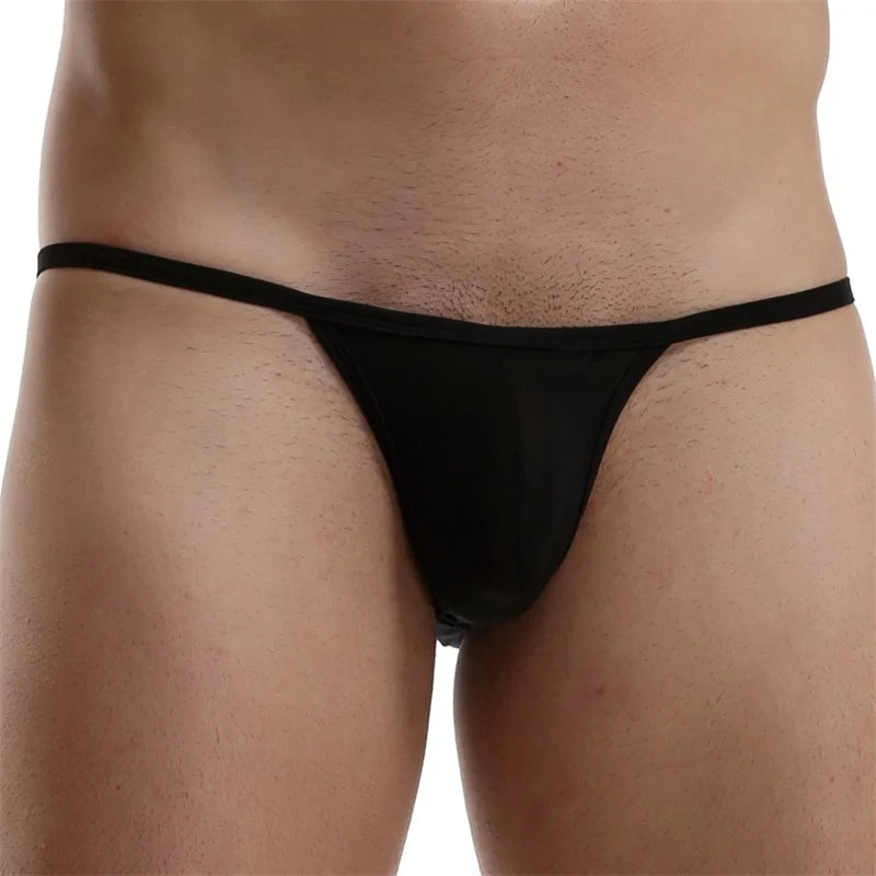 CLEVER-MENMODE Men Sexy Bikini Thong Ultra Thin Underwear Bulge Pouch