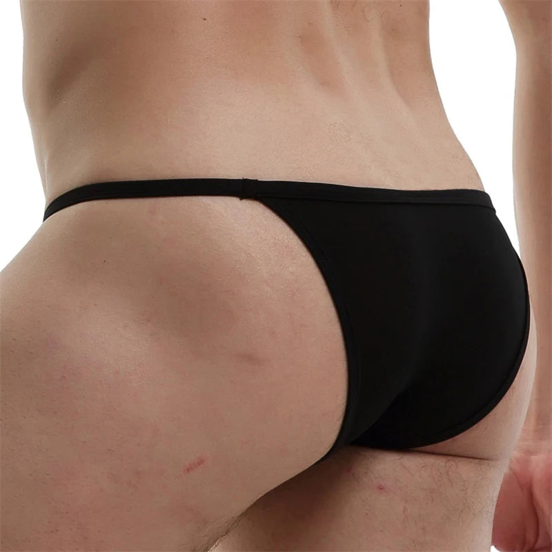 CLEVER-MENMODE Men Sexy Bikini Thong Ultra Thin Underwear Bulge Pouch