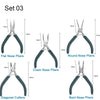 12 Style Exclusive Customization High Quality Stainless Steel End Cutting Wire Pliers Hand Tools DIY Jewelry Making Pliers Set