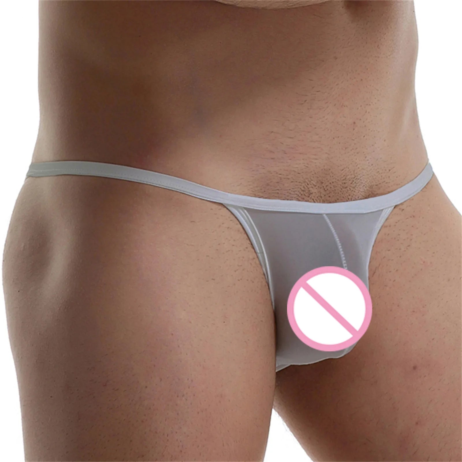 CLEVER-MENMODE Men Sexy Bikini Thong Ultra Thin Underwear Bulge Pouch