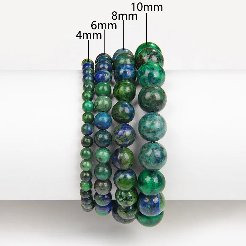 4 6 8 10 MM Beads Bracelet Natural Stone Stretch Bracelets