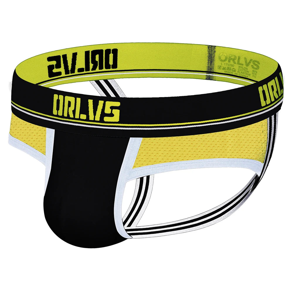 ORLVS Men's Underwear Men Sexy Briefs Jockstrap