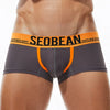SEOBEAN  Mesh Breathable Men's Boxers Sexy Underwear Boxer Shorts Men Underpants Boxershorts Male Panties Boxer for Man