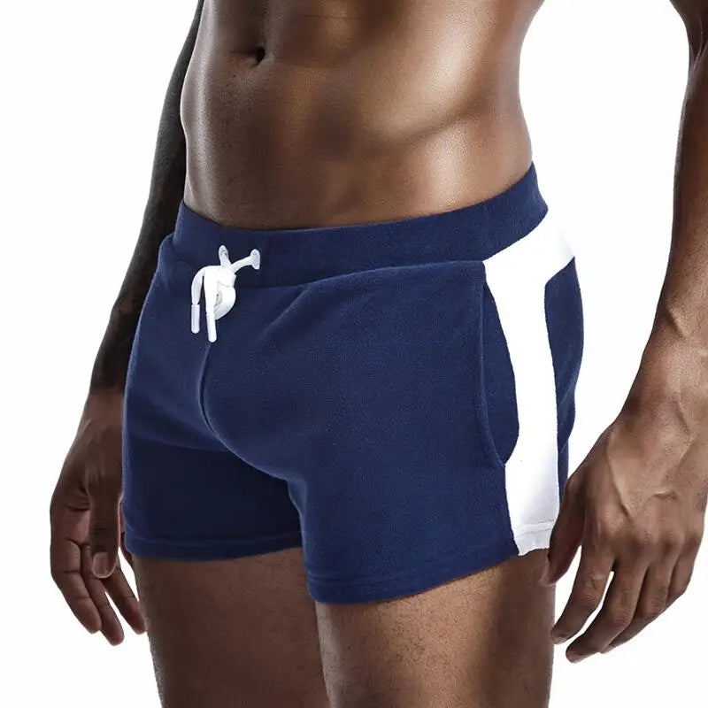 SEOBEAN Men's Pajamas Shorts Sleep Bottoms Boxer Shorts Homewear Underwear Mens Lounge Gym Fitness Shorts for Man