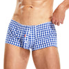 SEOBEAN Underwear 100% Cotton Short cortos hombres Mens pyjama shorts Plaid U bag Casual Trunks Pajama Boxer Shorts