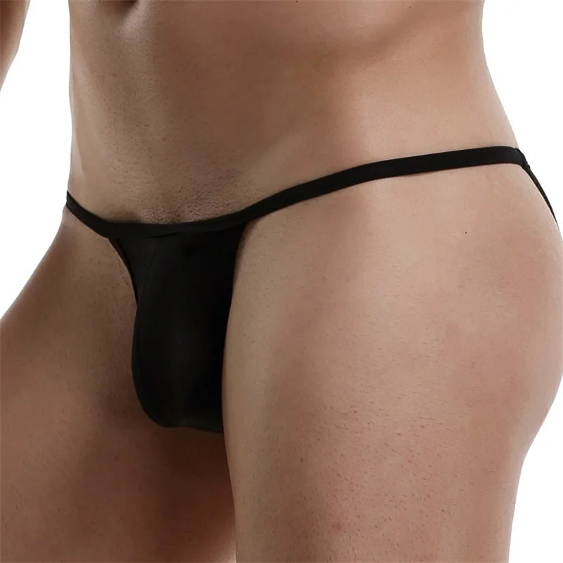 CLEVER-MENMODE Men Sexy Bikini Thong Ultra Thin Underwear Bulge Pouch