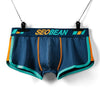 SEOBEAN Shorts Men Underwear Boxers Breathable Cotton Boxer Shorts U convex Design Fashion Male Panties Underpants Homewear