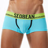 SEOBEAN  Mesh Breathable Men's Boxers Sexy Underwear Boxer Shorts Men Underpants Boxershorts Male Panties Boxer for Man