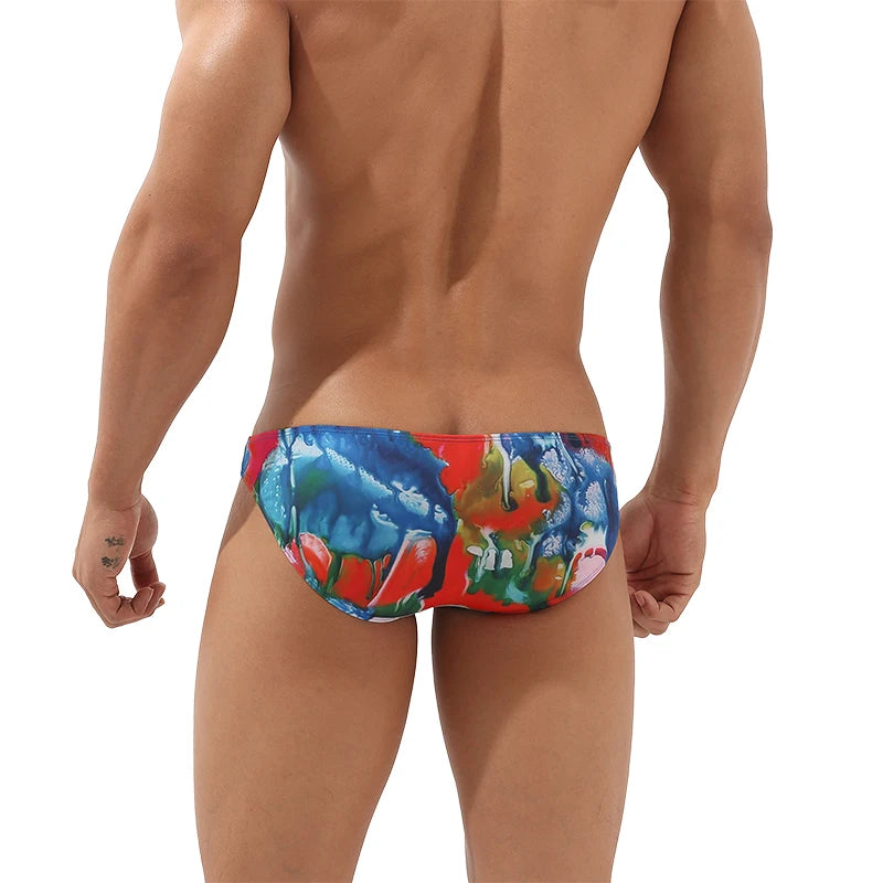 SEOBEAN Men Briefs Sexy Men Underwear Multiple Colors Low-rise Underpants Bikini Shorts Briefs for Man