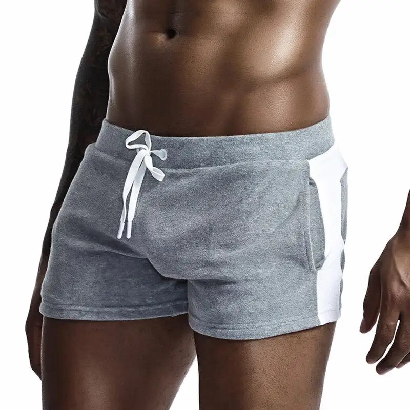 SEOBEAN Men's Pajamas Shorts Sleep Bottoms Boxer Shorts Homewear Underwear Mens Lounge Gym Fitness Shorts for Man