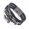 High Quality Anchor Bracelets Men Charm Nautical Survival Rope Chain Bracelet Stainless Steel Bracelet Wrap Metal Sport Hooks