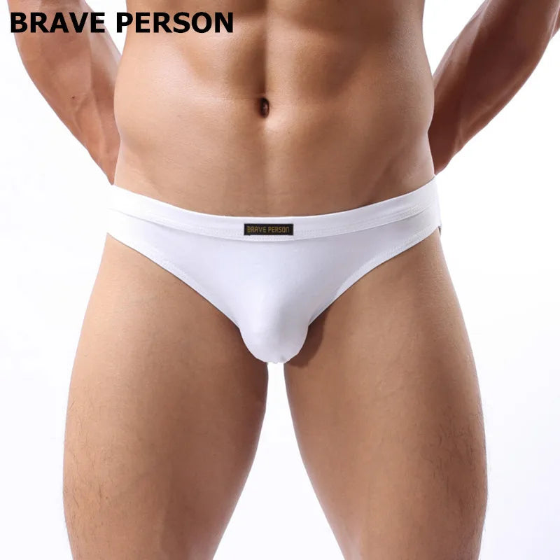 Brave Person Men Underwear Brand Mens Briefs High Quality Men Breathable Comfortable Briefs Cotton Underwear Briefs B1132