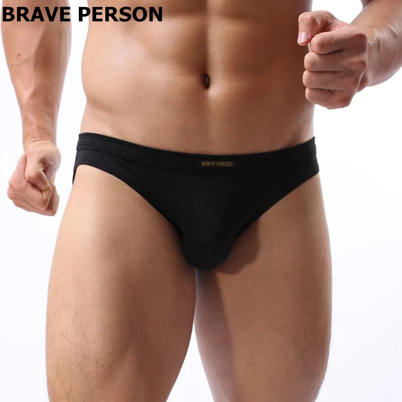 Brave Person Men Underwear Brand Mens Briefs High Quality Men Breathable Comfortable Briefs Cotton Underwear Briefs B1132
