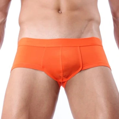 BRAVE PERSON Mens Underwear Boxer Shorts High-quality Low-waist Nylon Underpants Men Boxers Trunks 4 Color Boxer Briefs