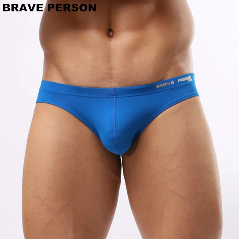 Men's Sexy Underwear Briefs Brave Person Brand Underwear Male Nylon Brief for Men Panties B1129
