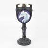 Gothic Wine Goblet Contain Dragon Claw Viking Skeleton Retro Stainless Steel Resin