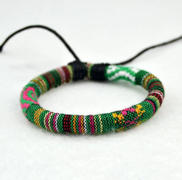 Cotton and linen women's Charm bracelets accessories handmade original DIY jewelries  #EZ211