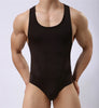 Brave Person Bodysuits Men High Elasticity One-piece Shapers Men's Leotard Slim Corrective Body Building Men Singlet Underwear