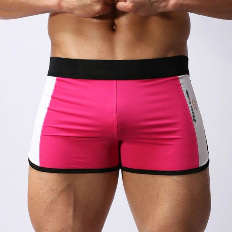 BRAVE PERSON Summer Hot Shorts Men Beachwear Shorts Men Sportwear Beach Board Shorts Smooth Soft Fabric Home Shorts Men Trunks