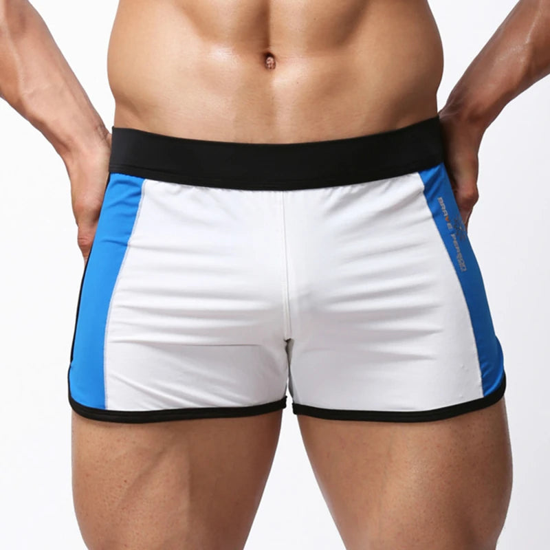 BRAVE PERSON Summer Hot Shorts Men Beachwear Shorts Men Sportwear Beach Board Shorts Smooth Soft Fabric Home Shorts Men Trunks